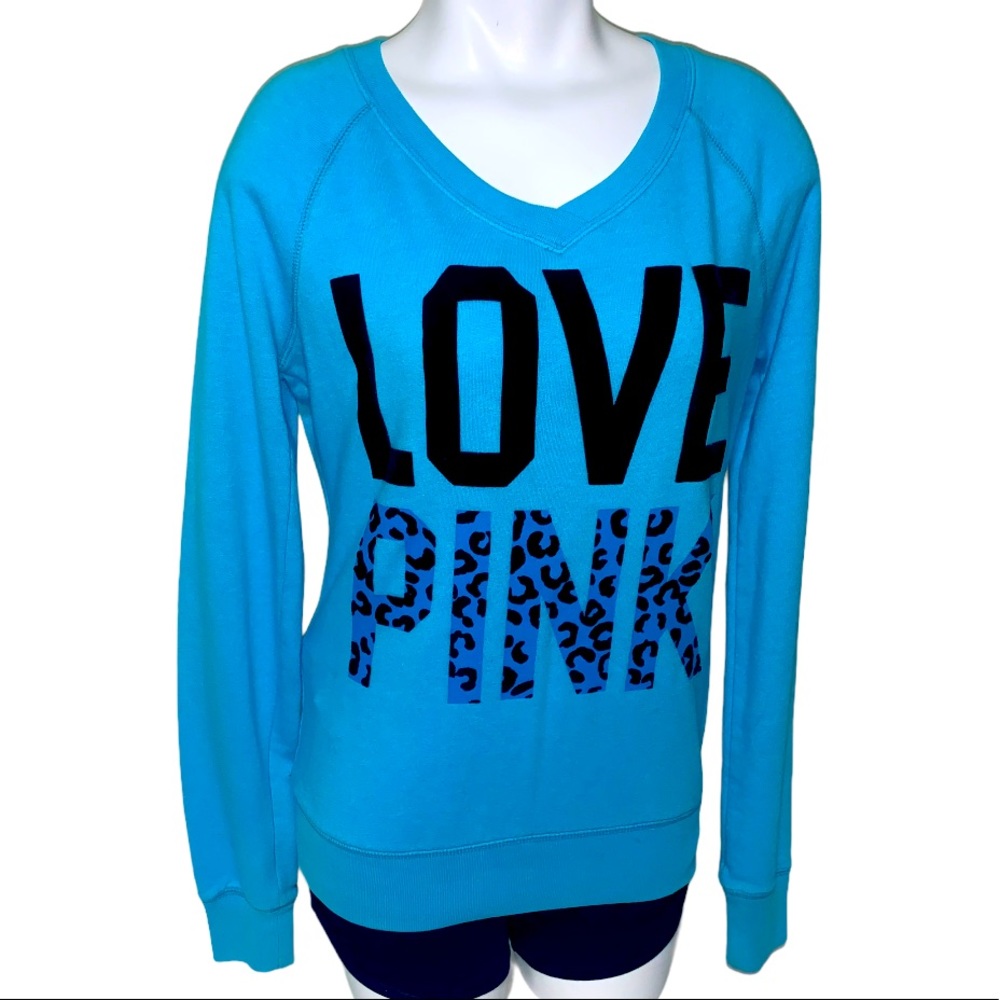 Pink turquoise with black and cheetah lettering